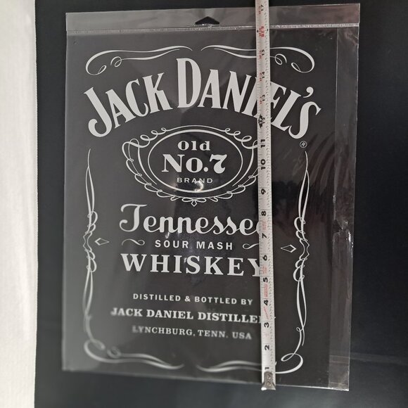Black & White Jack Daniels Old No. 7 Label Large Premium Metal Tin Sign New!! - Picture 10 of 10